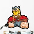 thumbnail image 1 of Viking Wall Decal Mural by Wallmonkeys Vinyl Peel & Stick Graphic for Boys (48 in H x 45 in W), 1 of 4