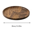 thumbnail image 3 of Hyknon Wood Serving Trays, Multi-Shapes Flower Round Irregular Serving Dishes, Small Food-Safe Easy Clean Decorative Trays Platter, Durable Serving Trays for Fruit Tea Dessert Coffee Snack Jewelry, 3 of 7