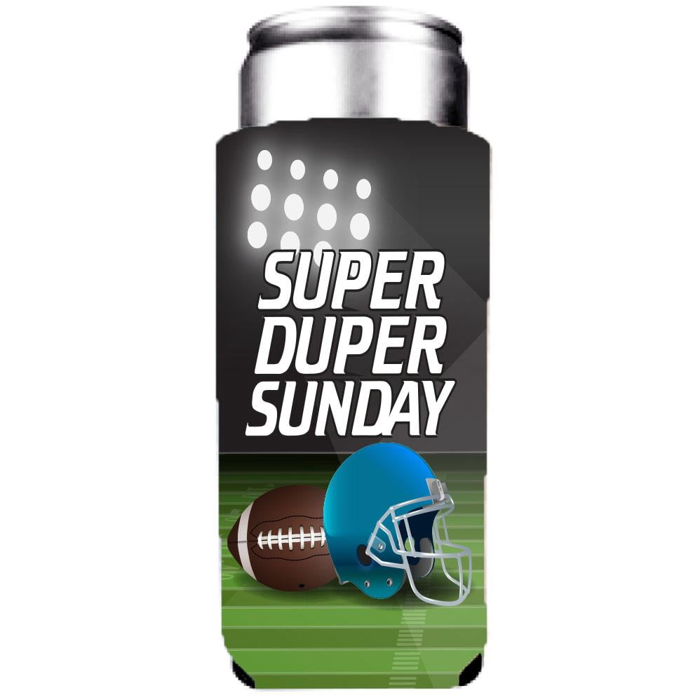 Super Duper Sunday Football Standard & Slim Can Cooler Set (12 in Total)