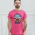 thumbnail image 3 of Tee Hunt Ford Mustang T-Shirt Detroit Mi. 1903 Ford Motor Company Licensed Men's Tee, Hot Pink, 5X-Large, 3 of 5