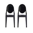 thumbnail image 1 of Heavenly Collection Black Plastic Armless Chair, 1 of 9