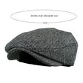 thumbnail image 3 of Penkiiy Men's Mesh Flat Cap Breathable Summer Newsboy Hat Beret Newsboy Hat for Driving Hunting Soft Plaid Retro Beret D, 3 of 3