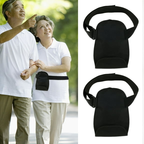 2 Pcs Colostomy Bag Covers Waterproof Ostomy Bag Covers Adjustable Ileostomy Bag Covers Reusable Ostomy Pouch Covers Lightweight Stoma Pouch Cover for Women Men Black