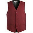 thumbnail image 2 of Ed Garments Men's Textured Weave Fully Lined Economy Vest, BURGUNDY, XX-Large Tall, 2 of 2
