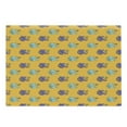 thumbnail image 1 of Sea Monster Cutting Board, Cartoon Style of Octopus Looking at Mini Ships, Decorative Tempered Glass Cutting and Serving Board, in 3 Sizes, by Ambesonne, 1 of 2