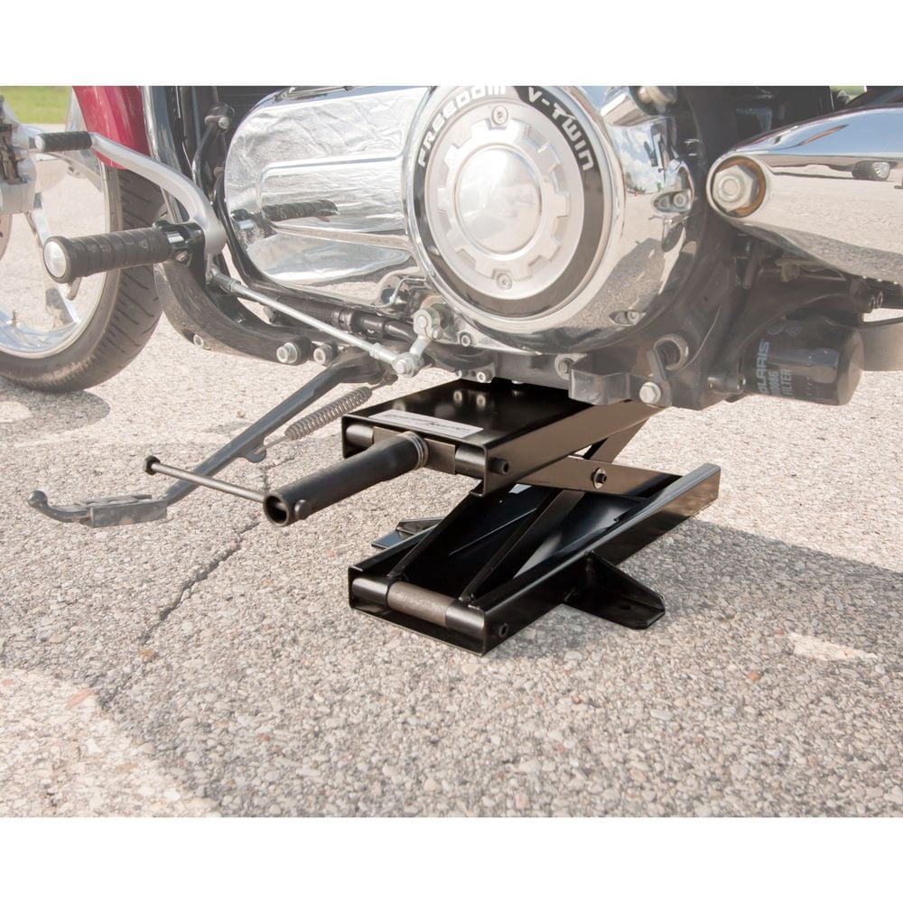 り*い様 MASU 23AW VICTORIAN MOTORCYCLE JACK Black Widow, Motorcycle Jack, Steel, 1100 lb Capacity, 17.75 in L