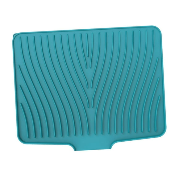 Elodie Sink Mat Pad Drainage Mat Compact Sink Liner Pad for Kitchen Countertop Sink green