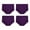 Purple, variant on Kelon Intimates On Sale Women's Nylon Underwear Women's High Waisted Cotton Underwear Stretch Briefs Soft Full Coverage Panties