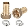 thumbnail image 4 of Barb Hose Fitting Connector Adapter Barbed Female Pipe 2Set, 16mm, 4 of 6