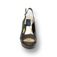 thumbnail image 2 of PEERAGE Linda Women Wide Width Leather Slingback Pump BROWN 7, 2 of 6