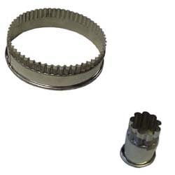 

Fluted Round Cutter Heavy Duty Tinned Steel - 3-1/4