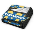 thumbnail image 2 of Midway University Logo Fleece Blanket, Very Soft Microfiber Flannel Blanket for Couch Warm and Cozy for All Seasons, 2 of 6