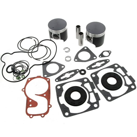 Piston and Gasket Kit fits Polaris 600RR 2008 2009 Teflon Coated by Race-Driven