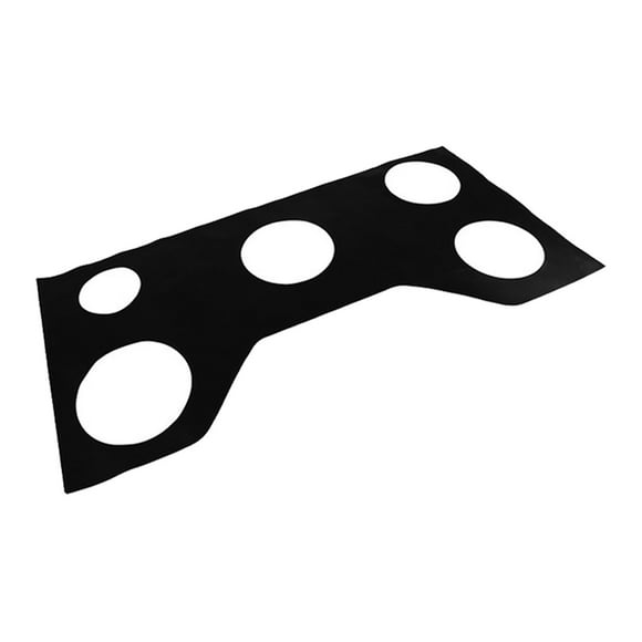 Almohadilla protectora para estufa de gas, protector de estufa con 5 orificios, aislante térmico, cubierta para horno, cubiertas para quemadores de ,