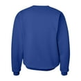 thumbnail image 4 of Hanes Unisex Ultimate Cotton Crewneck Sweatshirt, Soft Warm Fleece Pullover, Deep Royal, XL, 4 of 4