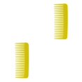 thumbnail image 1 of ZheElen Large Wide Teeth Hairbrush Professional Salon Hair Comb Anti-Static Barber Yellow 2Set, 1 of 6