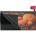 thumbnail image 5 of Happy Thanksgiving Pumpkins Leaves Candles Magnetic Mailbox Cover Mailbox Wrap Post Letter Box Cover Home Decorative for Standard Mailboxes, 5 of 6