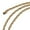 Light Gold, variant on Uxcell 2 M/6.6 Ft 3 Core 18AWG Vintage Twisted Cloth Covered Electrical Wire Brown