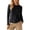Black, variant on Tqcoqu Women's Solid Crew Neck Long Sleeve T-Shirt,Curved Hem Soft Stretch Basic Layering Top,Casual Daily Base Tee