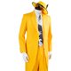 thumbnail image 4 of Conjunto de disfraces de película y tv The Mask Jim Carrey para adultos, traje amarillo Unisex, trajes de uniforme, fiesta de disfraces de Halloween de Carnaval, 4 of 4