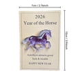 thumbnail image 5 of 2026 Horse Decorative Item - Elegant Wall Ornament for Home & Office, Gift Idea, Versatile Festive & Everyday Decor, Positive Symbolism Purple, 5 of 6