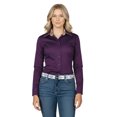 thumbnail image 6 of TuffRider Girls ADEY Double Collar Shirt-Rust -M, 6 of 11