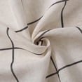thumbnail image 4 of Threadmade Brighton Grommet Window Curtain Panel, Black - 52"W x 84"L, 4 of 4