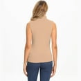 thumbnail image 6 of ANYFIT WEAR Womens Mock Turtleneck Tank Top Sleeveless SLim Fit Top Basic Solid Layer Shirt, 6 of 7