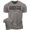T-Shirt Warm Grey, variant on Adicto a Entrenar Workout Gym T-Shirt Funny Gym Shirt for Men Camiseta de Gimnasio de Entrenamiento, Warm Grey, Small