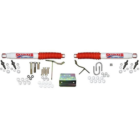 Steering Damper Kit - Compatible with 2003 - 2008 Dodge Ram 2500 2004 2005 2006 2007