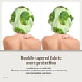 thumbnail image 2 of Yiaed Broccoli 3 Print Satin Bonnet Silk Bonnet Hair Bonnet for Sleeping Hair Bonnets, 2 of 6