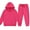 Red, variant on Girls Clothes 2 Piece Hoodie Sweatsuit Long Sleeve Sweatshirts and Pants Fall Winter Outfits