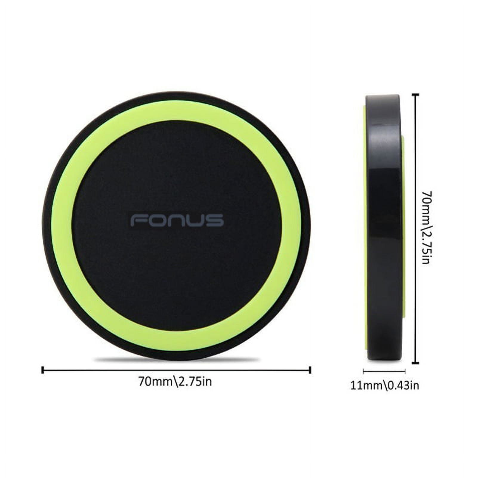 Fast Wireless Charger for iPhone 11/Pro/Max - 7.5W and 10W Charging Pad Slim V4L
