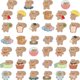 thumbnail image 2 of Cute Little Squirrel Stickers Laptop Bicycle Guitar Skateboard Sticker Kid DIY Graffiti Waterproof Stikers Toy heqiyong LED, 2 of 2