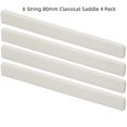 thumbnail image 1 of 12 ,6 String 6 String Classical Guitar Bone Saddle, Guitar Bridge Saddles, Cut from Whole Bones Classical 4pcs, 1 of 6
