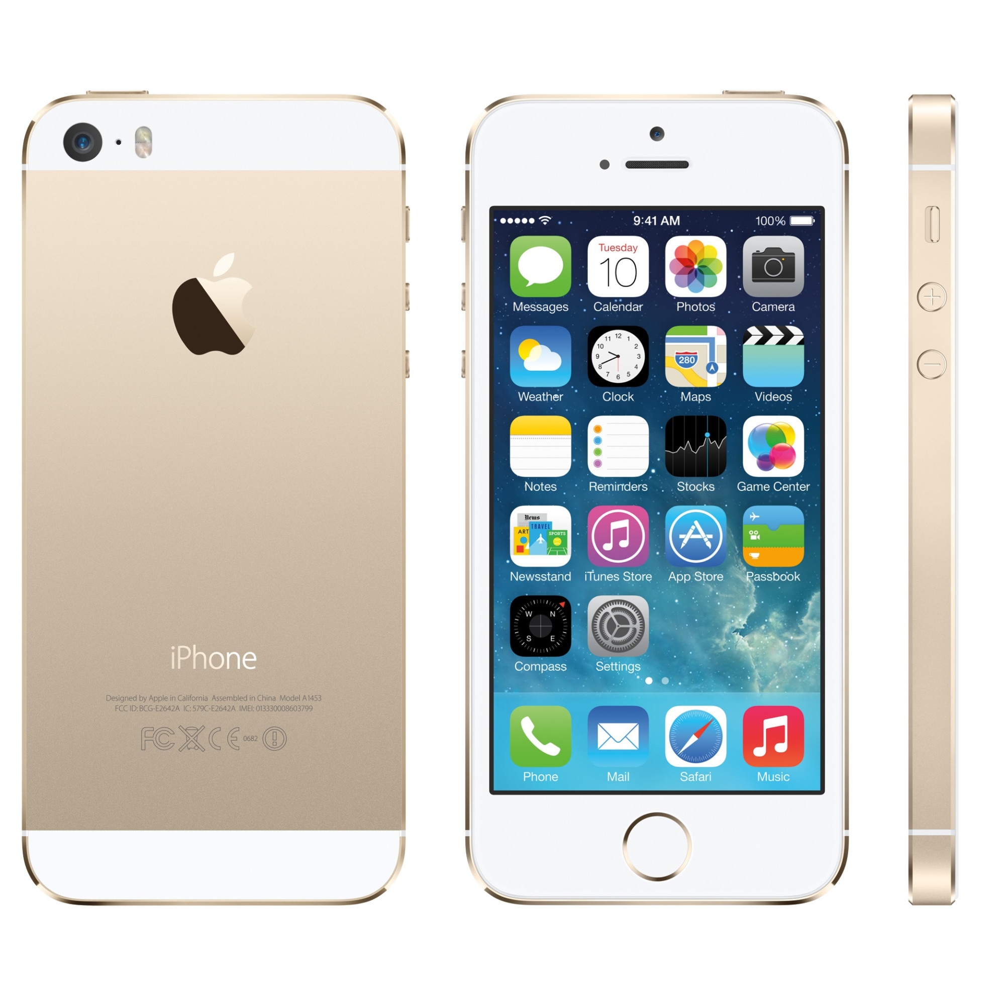 Restored Apple iPhone 5S 16GB, Gold - Locked AT&T (Refurbished) - image 2 of 3