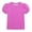 Purple, variant on Girls Puff Short Sleeve Shirts Shining Kids Summer Crewneck T Shirts Casual Tops 2026 Trendy Cute Blouse Tee 4-15 Years