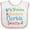 White and Pink, variant on Inktastic Florida Grandma Grandpa Loves Me Boys or Girls Baby Bib