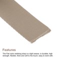 thumbnail image 3 of Uxcell Flat Nylon Webbing Strap 1 Inch 20 Yards Champagne for Backpack, Luggage-rack, 3 of 6
