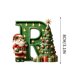 thumbnail image 1 of Adorno navideño personalizado con letras para árbol de Navidad - Colgante acrílico de 8 cm con diseño de gorro de Papá Noel | Decoración navideña DIY para el hogar, el árbol y regalos | Juego de 1, 1 of 5