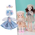 thumbnail image 3 of Ropa de muñeca Adorable Lovely para muñecas de bebé de 30 cm/12 pulgadas ropa Manga Larga Azul Zulema Trajes de muñecas BJD, 3 of 8