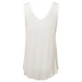 thumbnail image 2 of FashionOutfit Women's Basic Solid Sleeveless V-Neck Plus Size Flowy Tank Top, 2 of 3