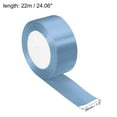 thumbnail image 2 of Uxcell Yards Double Face Decorate Crafts Roll Satin Ribbon Sky Blue, 2 of 6