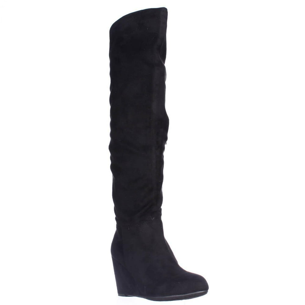 chinese laundry wedge over the knee boots