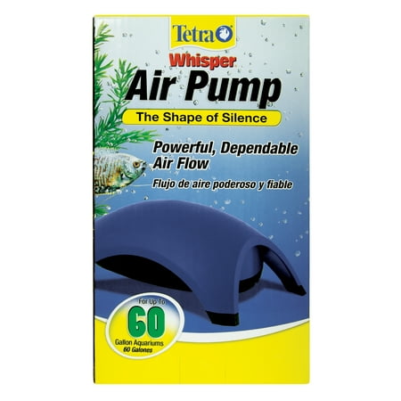 UPC: 0046798778547 | Tetra Whisper Blue Air Pump 40 to 60 Gallons for Aquariums Powerful Airflow Non-UL Listed