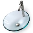 thumbnail image 4 of KRAUS Glass Vessel Sink with Ramus Faucet in Chrome, 4 of 5