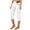 White, variant on Dealovy Capri Cargo Pants for Women Summer Travel Capris Casual Outdoor Hiking Trousers with Pockets