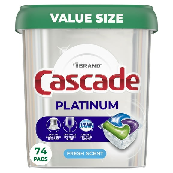 Cascade Auto Dishwashing Pouch with Liquid & Powder Fresh Scent