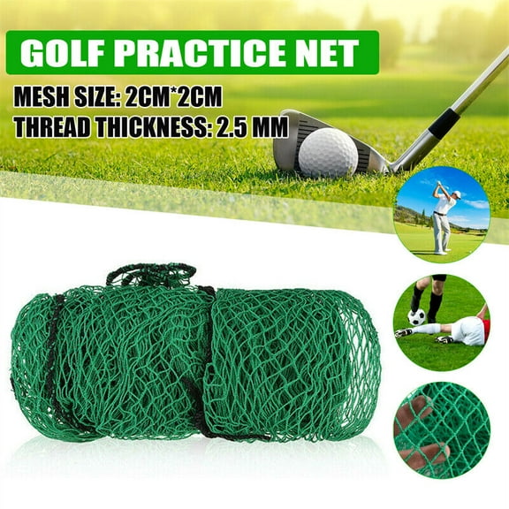 Golf Practice Barrier Net Ball Sports High Impact Hitting Netting 9.8x9.8Ft