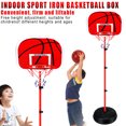 thumbnail image 2 of CAROOTU Children Height Adjustable Portable Basketball System Basketball Hoop Indoor Sports Toy, 2 of 7